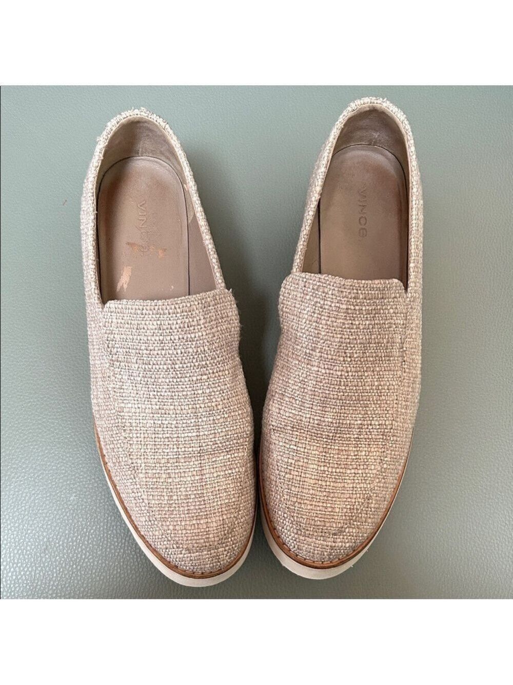 Vince Women’s Zeta Tweed Platform Slip On Shoes